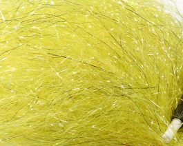 Baitfish ULTRA Sparkle Dubbing, Yellow UVR / 15
